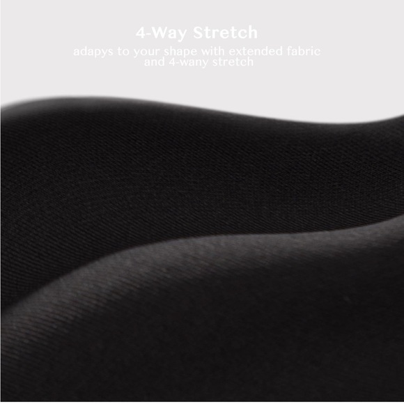 NWT Gailife Deep V Bra -No Underwire, Adjustable, Seamless - Black - Size: Large - Picture 6 of 7